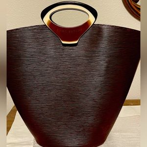 Louis Vuitton Noctambule Epi Leather Brown Handbag
